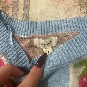 Debut Women's Blue Sweater